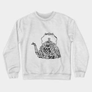 Typographic teapot Crewneck Sweatshirt